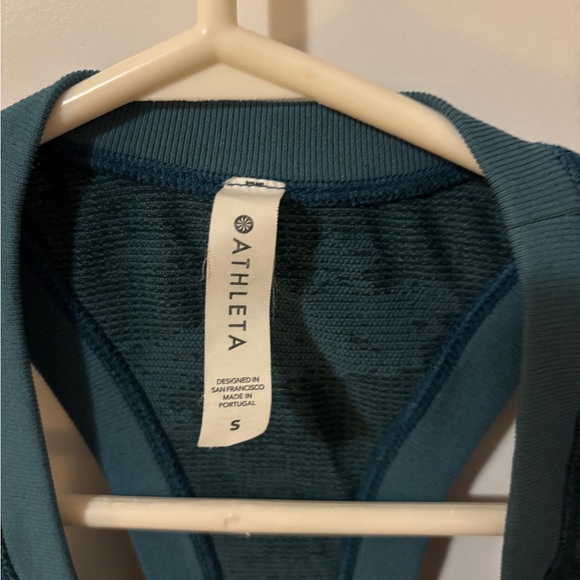 Athleta Teal Racerback Tank Top - Picture 5 of 8